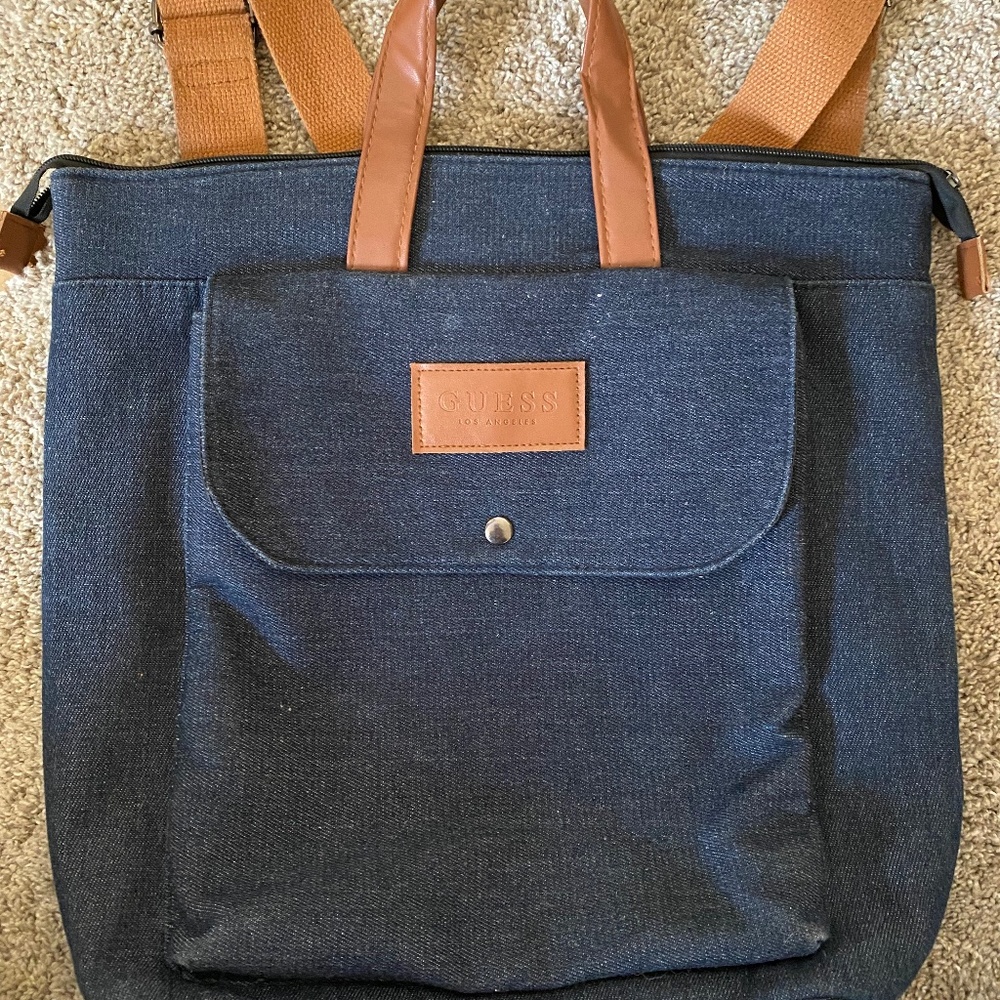 Denim Guess backpack